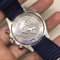 Galleon Red Eye Quartz Watch_Quartz Watch European Sailing Five Needle Red Blue Button Blue Red Eye