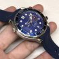 Galleon Red Eye Quartz Watch_Quartz Watch European Sailing Five Needle Red Blue Button Blue Red Eye