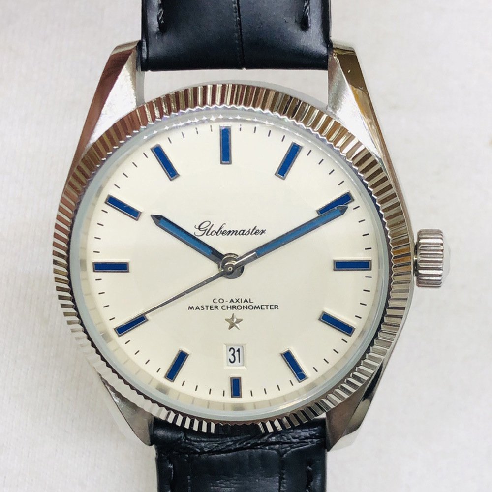 Tooth Three Needle White Face Blue Needle 40Mm_Automatic Mechanical Watch Oujia Teeth Three Needle W