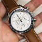 As Shown In The Figure_Quartz Watch Oujia Super Master Six-Pin Rose White Rose Coffee Belt Quartz Wa