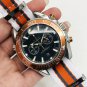 Seahorse Five Needle Orange Black_Automatic Mechanical Watch Automatic Mechanical Watch