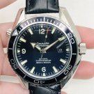 Hema Three Needle Black Skin_Automatic Mechanical Watch Oujia Haima Three-Needle Black Leather Autom