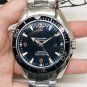 Haima Three Steel Belt_Automatic Mechanical Watch Oujia Haima Three-Needle Black Orange Automatic Me