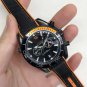 Haima Five-Needle Black Orange_Automatic Mechanical Watch Automatic Mechanical Watch