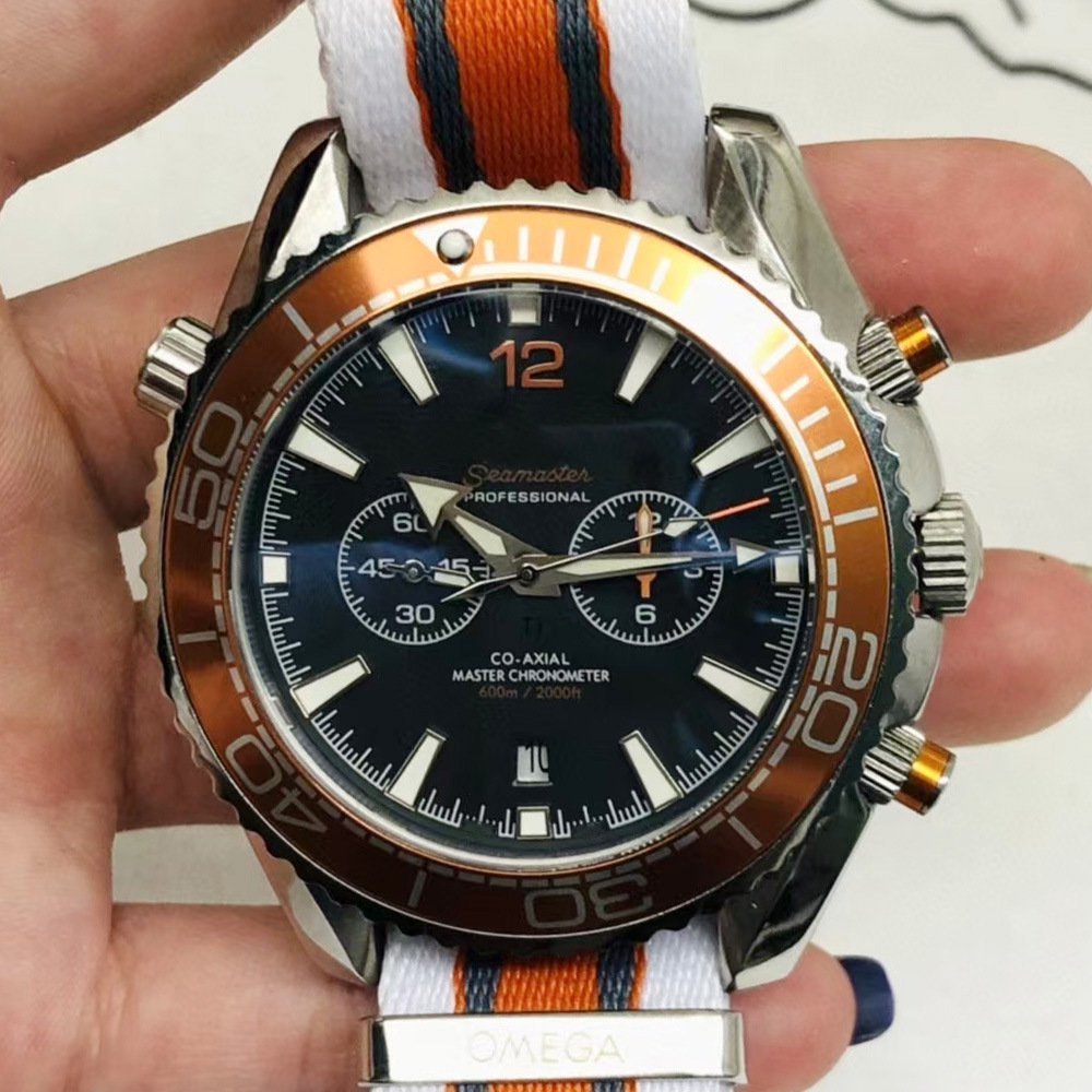 Haima Five-Pin Orange Ring Black Orange_Automatic Mechanical Watch Automatic Mechanical Watch