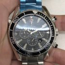 Seahorse Six Needle Black_Automatic Mechanical Watch Oujia Haima Six-Pin Black Steel Automatic Mecha