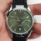 Seahorse Three Needle Six Calendar Green_Automatic Mechanical Watch Oujia Haima Three Needle Six Cal