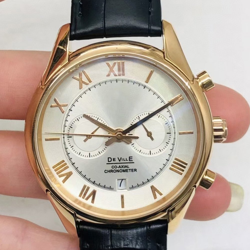 Five Needle Rose White_Automatic Mechanical Watch Automatic Mechanical Watch