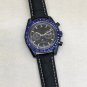 Electric Blue & Black Stars_Automatic Mechanical Watch Oujia Super Five-Pin Star Automatic Mechanica