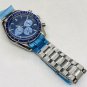 Egg Eye Blue Steel Belt_Quartz Watch Oujia Super Master Six-Pin Egg Eye Blue Steel Belt Quartz Watch