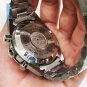 Egg Eye Blue Steel Belt_Quartz Watch Oujia Super Master Six-Pin Egg Eye Blue Steel Belt Quartz Watch