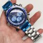 Egg Eye Blue Steel Belt_Quartz Watch Oujia Super Master Six-Pin Egg Eye Blue Steel Belt Quartz Watch