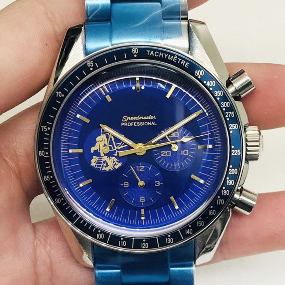 Super Blue Gold Strip_Automatic Mechanical Watch Automatic Mechanical Watch