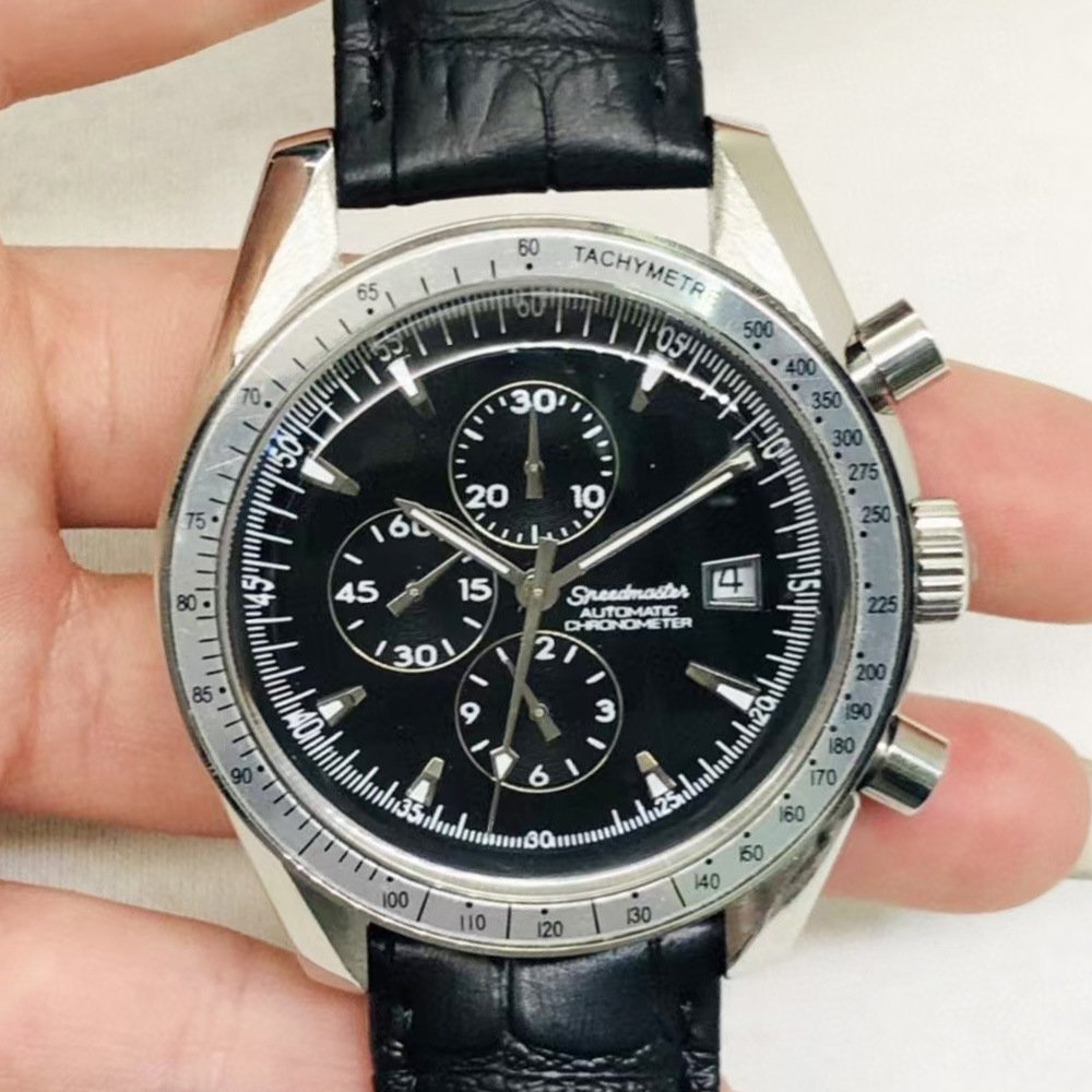 Super Six-Side White Circle Three-Eye_Automatic Mechanical Watch Cl029 Automatic Mechanical Watch Cl