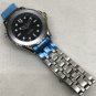 White Circle Black Face Red Second Line_Mechanical Watch Oujia 007 Black James Bond Automatic Mechan