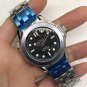 White Circle Black Face Red Second Line_Mechanical Watch Oujia 007 Black James Bond Automatic Mechan