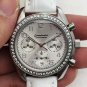 Women's White Six Needles_Automatic Mechanical Watch European Women's Super Six-Pin White Automatic 