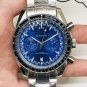 Blue Star_Mechanical Watch Oujia Super Five-Pin Blue And Black Steel Belt Automatic Mechanical Watch