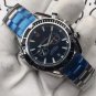 Black Orange Steel Tape_Automatic Mechanical Watch Oujia Haima Five-Pin Digital Automatic Mechanical