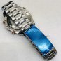 Orange Steel Strip_Automatic Mechanical Watch Oujia Haima Five-Pin Digital Automatic Mechanical Watc