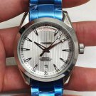 White Double Calendar_Automatic Mechanical Watch Oujia Haima Three-Needle Double Calendar Automatic 