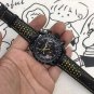 Electric Black Flower Leather_Automatic Mechanical Watch Oujia Haima Six-Pin Digital Automatic Mecha