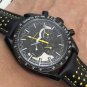 Electric Black Flower Leather_Automatic Mechanical Watch Oujia Haima Six-Pin Digital Automatic Mecha