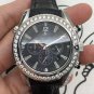 Black Quartz_Quartz Watch European Seahorse Six-Pin Steel Band Japanese Movement Quartz Watch Hl005 