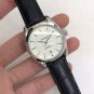 White Bark_Automatic Mechanical Watch Oujia Haima Three-Needle White Leather Automatic Mechanical Wa