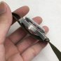Calendar-Free Cloth Tape_Quartz Watch European Super Master No Calendar Black Green Woven Belt Quart
