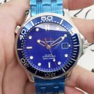 Ephemeral Blue_Mechanical Watch Oujia 007 Calendar-Free Blue Bond Bond Automatic Mechanical Watch Ma