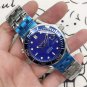 Ephemeral Blue_Mechanical Watch Oujia 007 Calendar-Free Blue Bond Bond Automatic Mechanical Watch Ma