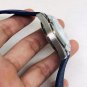Langpie_Automatic Mechanical Watch Oujia Haima Three-Needle Blue Grid Automatic Mechanical Watch