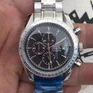 Three Blue Eyes On The Side And White Circle_Mechanical Watch European Super Edge Three Eyes And Six