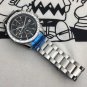 Three Blue Eyes On The Side And White Circle_Mechanical Watch European Super Edge Three Eyes And Six