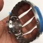 Blue Three Beads Steel_Mechanical Watch European Speedmaster Five-Pin Blue Three-Bead Steel Automati