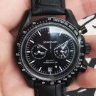 Super 7 Pin_Mechanical Watch Automaster Five-Pin Transparent Black Face Automatic Mechanical Watch C