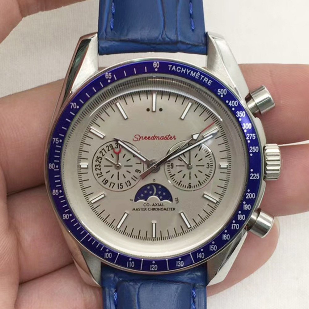 Star Gray_Mechanical Watch Oujia Super Five-Pin Gray Star Automatic Machinery Watches Watch Cw010 Ma