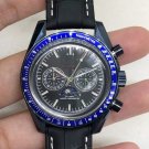 Black Face Hoop_Mechanical Watch Oujia Speedmaster Five Needle Star Electric Basket Automatic Mechan