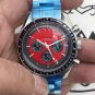 Red T-Steel Strip_Quartz Watch Oujia Chaoba Hongding Steel Belt Quartz Watches Watch Cl012 Mechanica
