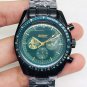 Black Gold And Green Face_Mechanical Watch European Super Master Black Gold Space Green Surface Auto