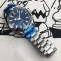 Tartan Blue_Mechanical Watch Oujia 007 Black James Bond Automatic Mechanical Watch Hawke