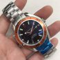 Plaid Orange_Mechanical Watch Oujia 007 Orange James Bond Automatic Mechanical Watch Hawkea