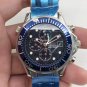 Blue Belt_Mechanical Watch Oujia 007 James Bond Automatic Mechanical Watch Hawkea