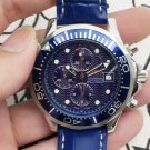 Blue Belt_Mechanical Watch Hawkea 007 James Bond Quartz Watch