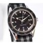 Black Steel Tape With Cloth Tape_Mechanical Watch European Ghost Black Face Beadless Transparent Aut