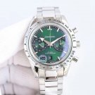 Steel Belt Green_Super Super Series Running Seconds Chronograph Mechanical Men's Watch 9300 Automati