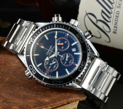 3_Quartz Watch Hippocampus Six-Needle Eng Chronograph Quartz Watch Ycd098