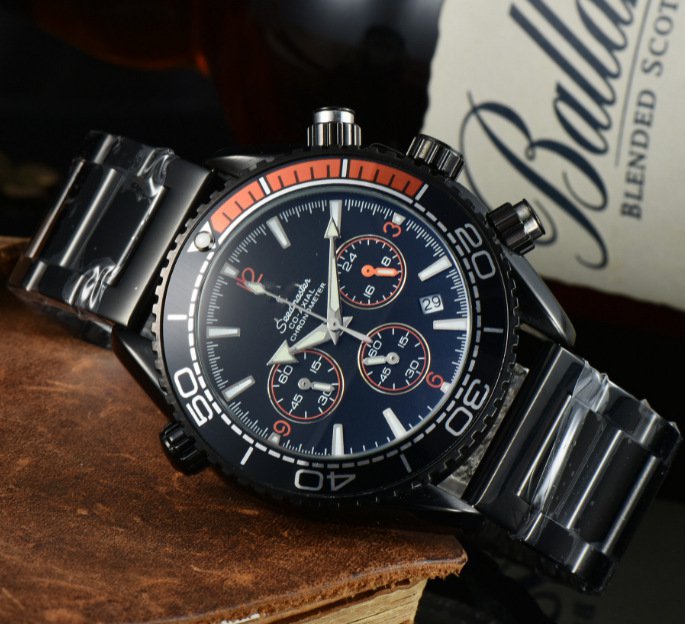 9_Quartz Watch Hippocampus Six-Needle Eng Chronograph Quartz Watch Ycd098