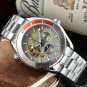14_Automatic Mechanical Watch 3-Pin Flywheel Seahorse Automatic Mechanical Watch Steel Band
